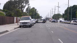 US, Los Angeles: Sun Valley 2 Officers Hurt in Fatal Crash