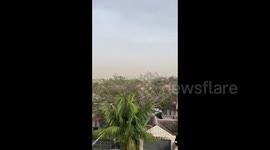Dust Storm Covers Sydney s Skyline