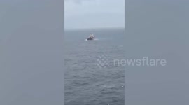 Indian Coast Guard rescues crew on sinking cargo ship