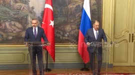 Russia: Turkish, Russian foreign ministers hold press conference in Moscow