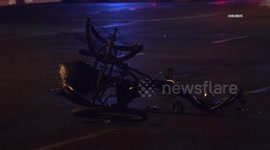 US, Phoenix: Phoenix Thomas Road Crash Involving Tricycle