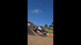 Large RC Car Flips