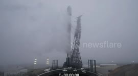 US: SpaceX Launches Starlink Satellites Into Polar Orbit Falcon 9 Booster Lands Successfully