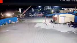Leopard steals puppy as security guard sleeps outside factory