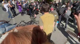 US: Arrests Made as Anti-LGBTQ Group Clash With Counter-Protesters Outside Seattle City Hall 2