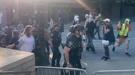 US: Arrests Made as Anti-LGBTQ Group Clash With Counter-Protesters Outside Seattle City Hall 4