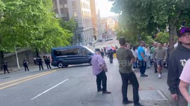 US: Arrests Made as Anti-LGBTQ Group Clash With Counter-Protesters Outside Seattle City Hall 3