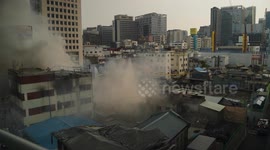 South Korea: Fire erupts at single-story building in Seoul, one injured