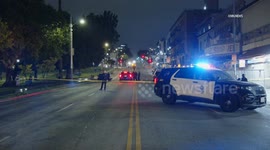 US, Los Angeles: Westlake Hit-and-Run Auto vs Pedestrian