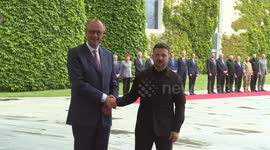 Germany: German Chancellor Merz welcomes Ukraine's Zelenskyy for talks in Berlin