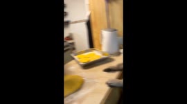 He Just Wanted to Knead the Dough