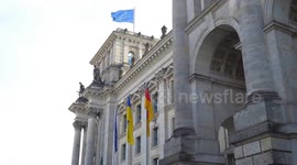 Germany: Zelenskyy meets German parliament speaker Klockner in Berlin