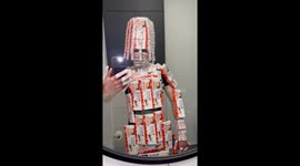 Man in a Kinder Chocolate Suit