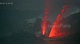 US: Lava Fountains Blast Over 1000 Feet During Kilauea Eruption Episode 23