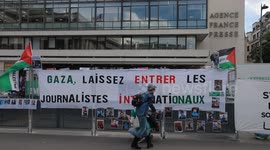 France: Pro-Palestinian protesters rally in Paris to honor journalists killed by Israeli army in Gaza