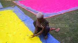 India Prepares For Holi Hindu Festival