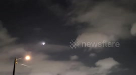 Puerto Rico: Starship Flight 9 in the sky above San Juan