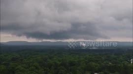 US: Tornado-warned storm moves through Huntsville