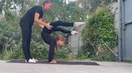 Hilarious moment: Hens crash trainer's workout recording session with student