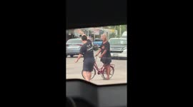 Kind driver helps elderly resident cross busy road