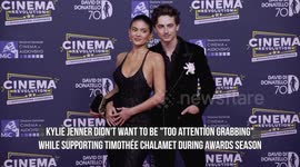 Kylie Jenner explains why she wears black when supporting Timothée Chalamet