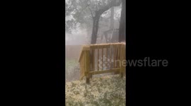US: Intense hailstorm batters Austin, TX
