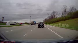 Vehicle Rolls Over After Getting Rear-Ended
