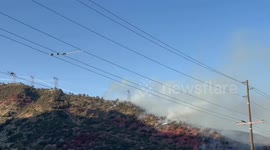 US: Brush Fire Erupts Near Frazier Park, California, Triggering Evacuation Warnings 2