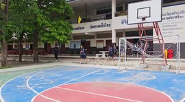 Pupils flee classrooms as gunman kills three in shooting next to school in Thailand