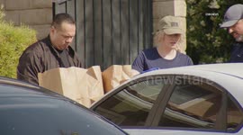 US, Los Angeles: Santa Clarita FBI Raids Home Detains Several With Sound On Tape