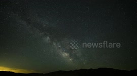 US: Timelapse captures Milky Way over California's Death Valley National Park