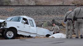 US, Los Angeles: Acton Fatal Crash 2 Transported Part 1