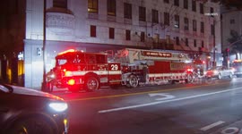 US, Los Angeles: Westlake Person Possibly Injured After Heater Fire At Mayfair Hotel