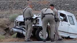 US, Los Angeles: Acton Fatal Crash 2 Transported With Sound On Tape Part 2 Graphic Content