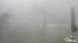 US: Severe hailstorm rages in Austin