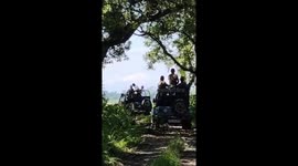 Rhino Charges Jeep in Assam's Manas National Park, Tourists Escape Unharmed