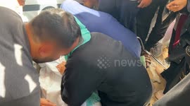 Families bid farewell to loved ones killed in Israeli airstrikes on Gaza
