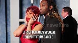 Offset demands spousal support from Cardi B