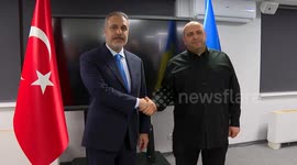 Ukraine: Turkish top diplomat Fidan meets Ukrainian defense chief Umerov in Kyiv