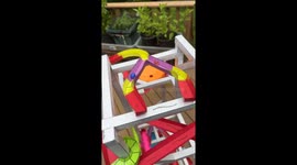 Paper roller coasters take TikTok by storm as racing marbles defy gravity