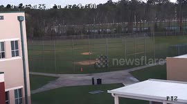 School camera captures tornado in St. Johns County, Florida