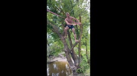 Improvised Rope Swing Breaks Ribs