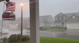 US: Strong Winds and Heavy Rain Batter Myrtle Beach Area, South Carolina