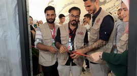 Visually impaired artists in Gaza hold exhibit of resilience amid war
