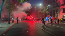 France: PSG fans in Paris celebrate historic 5-0 victory over Inter Milan in UCL final
