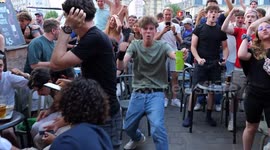 Bordeaux when PSG win the UEFA Champions League - Supporters reactions and police intervention