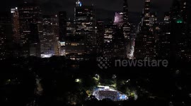 US: Knicks fans gather in Central Park as team falls to Pacers in Game 6