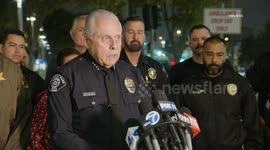 US, Los Angeles: Los Angeles Baldwin Park Officer Involved Shooting Press Conference With Sound On Tape