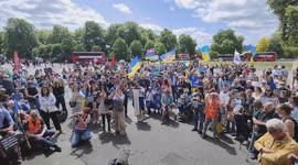 March for the children of Ukraine on London, UK