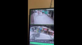 Man heroically saves child on runaway cart in Quezon City, Philippines